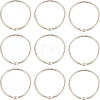 30Pcs Stainless Steel Loose Leaf Book Binder Hinged Rings FIND-BBC0002-24-1