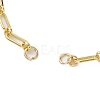 Brass Paperclip Chains Bracelet Makings AJEW-JB01226-2