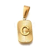 304 Stainless Steel Pendants STAS-S161-01C-G-1