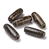 Tibetan Style dZi Beads TDZI-E004-12-2