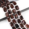 Natural Mahogany Obsidian Beads Strands G-T139-74-1