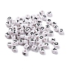 Opaque Acrylic Beads OACR-M020-01B-1