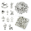 100pcs 10 Style Tibetan Style Alloy Charms TIBEP-CJ0001-29-3