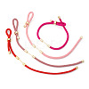 4Pcs 4 Colors Braided Nylon Cord Bracelet Making MAK-TA0001-26A-1