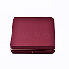 Imitation Leather Jewelry Set Box LBOX-S001-001-2