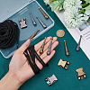 2 Sets Polyester Cord Shoelaces AJEW-DC0001-63-3