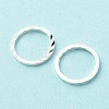 Brass Linking Rings KK-F831-018C-S-RS-4