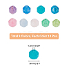 90Pcs 9 Colors Natural Dolomite Beads G-NB0003-21-2