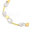 Rack Plating Brass and ABS Imitation Pearl Bracelets BJEW-B106-12G-2