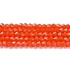 Opaque Solid Color Imitation Jade Glass Beads Strands LS-EGLA-A039-P4mm-D03-1