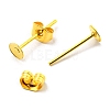 Iron Stud Earring Findings IFIN-Q001-01A-G-2