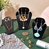 3Pcs 3 Sizes Acrylic Necklace Displays Stand Set NDIS-WH0006-12-5