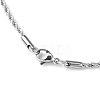 Tarnish Resistant 304 Stainless Steel Necklaces LS-NJEW-H005-2