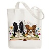 Canvas Women's Tote Bags ABAG-WH0057-007-1