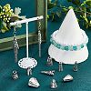 50Pcs 10 Style Tibetan Style Alloy Bead Cone & Caps FIND-NB0003-16-6