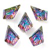 Embossed Glass Rhinestone Pendants GLAA-J101-01B-001VO-1