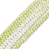 Transparent Gradient Color Glass Beads Strands X1-GLAA-H021-01B-25-2