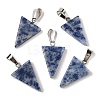 Natural Blue Spot Jasper Pendants G-B127-04P-04-2
