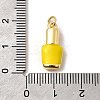 Brass Enamel Pendants KK-A268-03G-B04-3