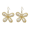 304 Stainless Steel Dangle Earrings EJEW-MZ00377-2