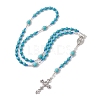 Synthetic Turquoise Necklaces NJEW-JN04651-4