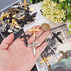 40Pcs 4 Styles Alloy Pendants FIND-AR0004-12-3