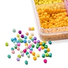 312G 24 Color 8/0 Baking Paint Glass Seed Beads SEED-YW0002-14-3