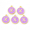 Golden Plated Alloy Enamel Charms LS-ENAM-S118-10X-2