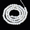 Natural White Moonstone Beads Strands G-N328-43-2