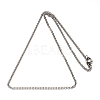 304 Stainless Steel Cable Chain Necklace STAS-L164C-01P-2