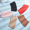 5Pcs 5 Colors PU Leather Heat Resistant Reusable Cup Sleeve AJEW-WR0001-58A-4