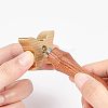 1Pc Brass Stamp Head DIY-OC0008-39D-3