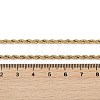 304 Stainless Steel Rope Chain Necklaces NJEW-F226-03G-04-2