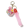 Perfume Bottle Acrylic Pendant Keychain Decoration KEYC-D018-02-3