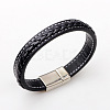 Imitation Leather Cord Bracelets BJEW-N0011-029B-1