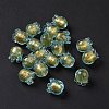 Handmade Gold Foil Lampwork Glass Beads X1-LAMP-G158-02D-2