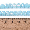 Dyed Crackle Imitation Jade Glass Beads Strands EGLA-Q131-02C-02-4