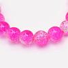 Baking Paint Crackle Glass Bead Strands CCG-S001-4mm-M-3