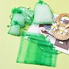 30Pcs 4 Styles Rectangle Organza Bags Jewellery Storage Pouches Wedding Favour Party Mesh Drawstring Gift OP-FS0001-01D-10
