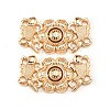 Alloy Snap Lock Clasps FIND-WH0108-19KCG-1