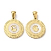 Ion Plating(IP) 304 Stainless Steel Pendants STAS-I204-C-G-1