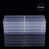 Transparent Plastic Bead Containers CON-BC0004-63-4