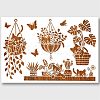 PET Hollow Out Drawing Painting Stencils DIY-WH0424-006-1