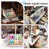 5-Layer Wooden Craft Paint & Brash Rack DIY-WH0401-05-6