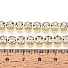 Brass Rhinestone Strass Chains CHC-T001-SS24-01G-2