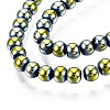 Electroplate Glass Beads Strands EGLA-S195-02D-05-3