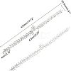 1Pc Shiny Flower Crystal Rhinestone Collar Trim DIY-FG0003-38-2