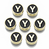Alloy Enamel Beads LS-X-ENAM-S122-028Y-NR-1