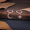 Real Rose Gold Plated EJEW-AA00270-16RG-6
