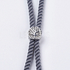 Nylon Twisted Cord Bracelet Making X-MAK-F018-07P-RS-3